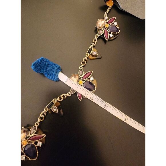 Express NWT faux tortoise shell crystal bee statement necklace - Picture 7 of 7